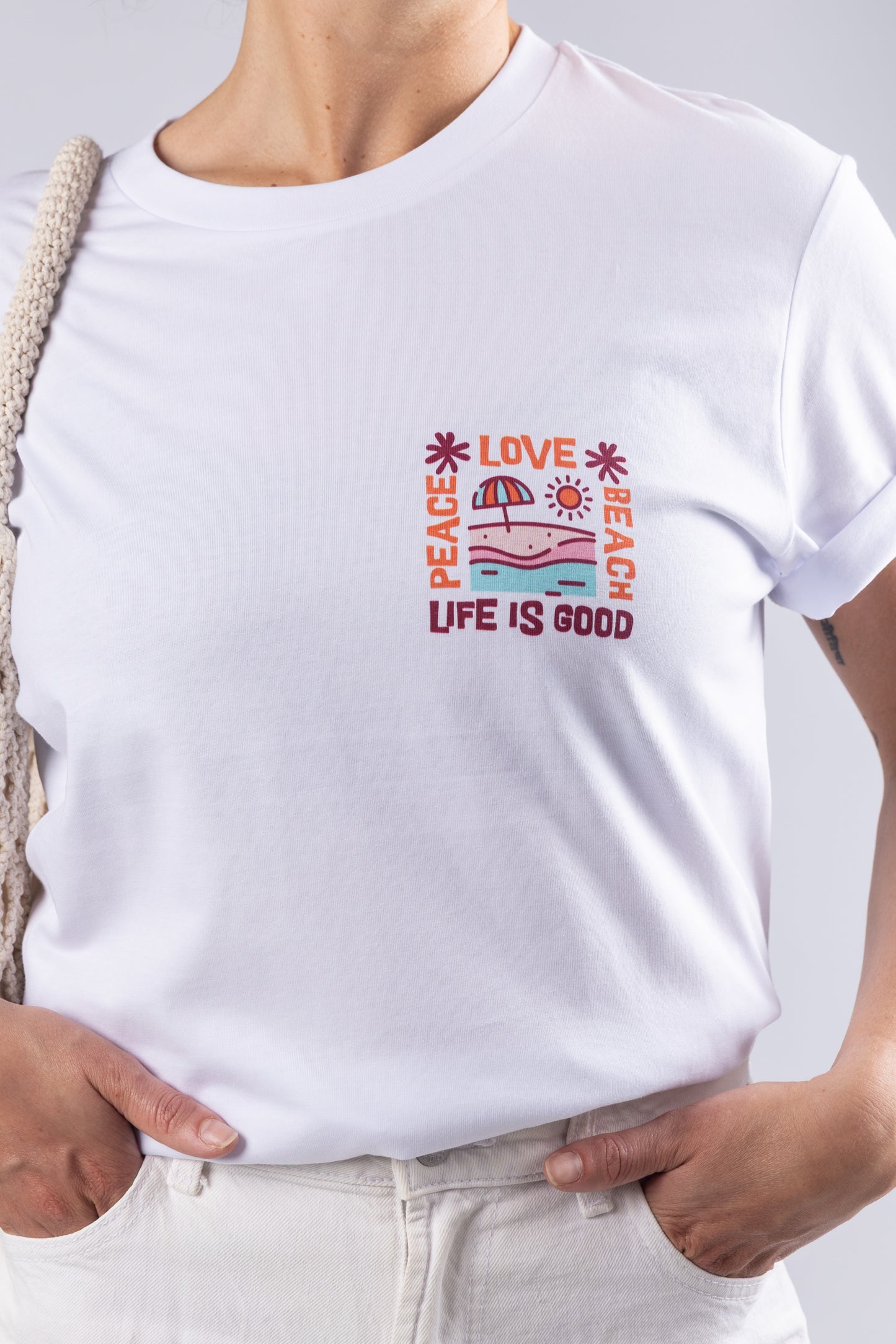 Camiseta "Life is Good" - 100% Algodón Orgánico