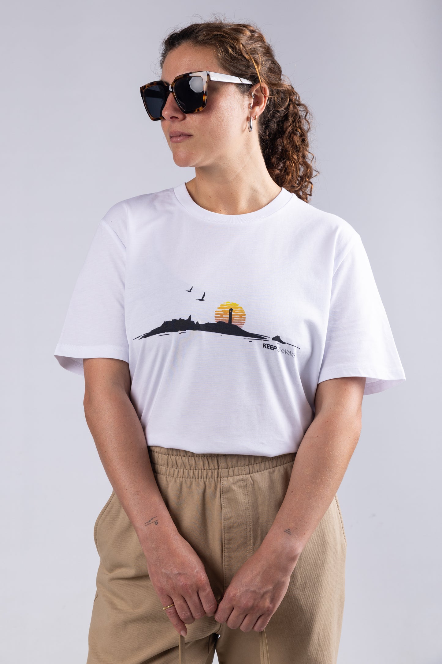 Camiseta "Keep Shining" - 100% Algodón Orgánico
